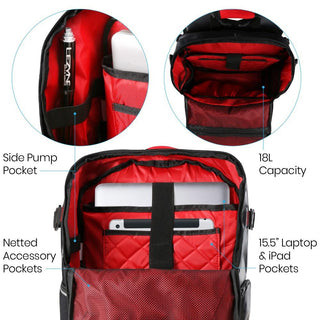 Aquabourne Midnight Waterproof Cycling Backpack - Cabin Max