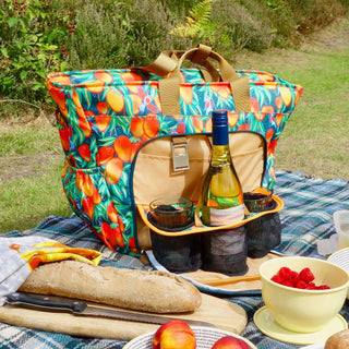 IceMax 'Leave Only Footprints' Recycled ♻️ Picnic Coolbag Tote - Cabin Max