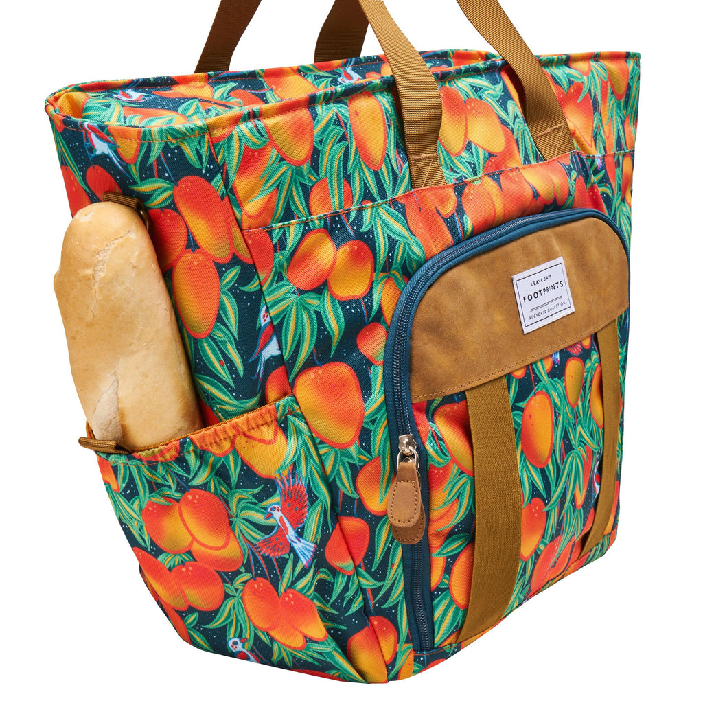 IceMax 'Leave Only Footprints' Recycled ♻️ Picnic Coolbag Tote - Cabin Max